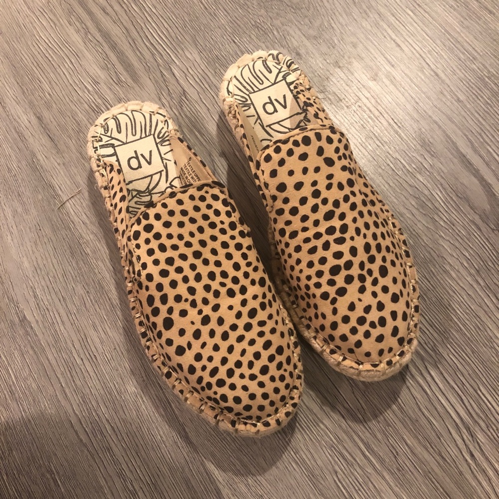 Elaine Animal Print Espadrilles Mules